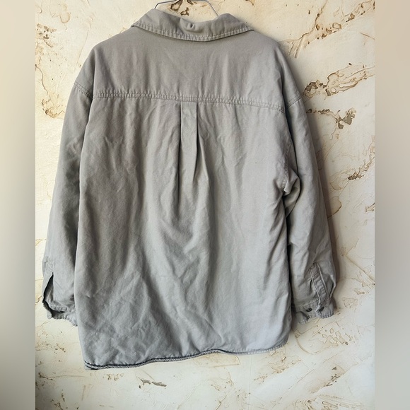 Levi’s Men’s Fleece-Lined Shirt Jacket Size Large Stone - Picture 7 of 8